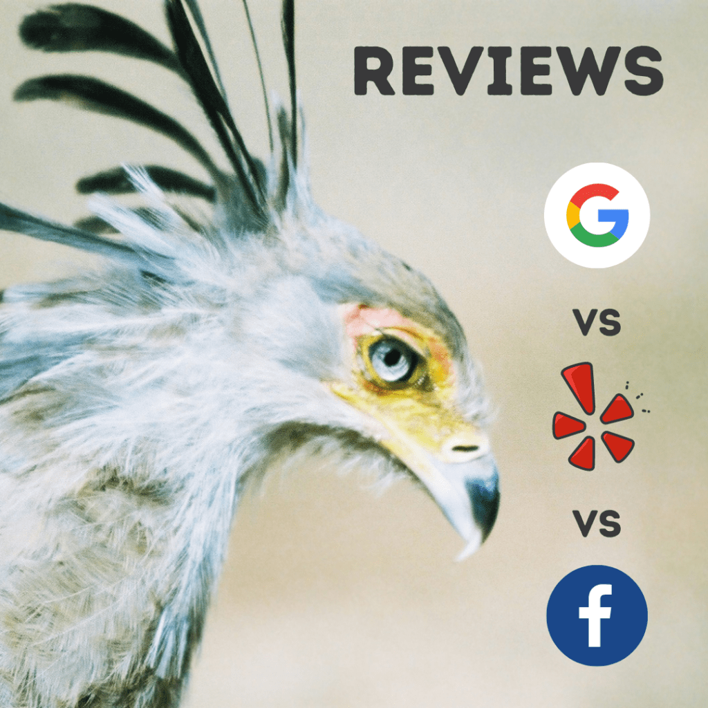 Reviews: Google vs Yelp vs Facebook